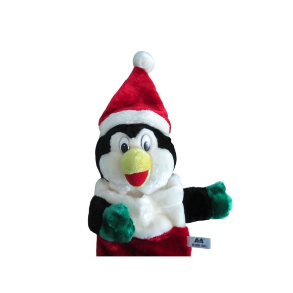 Vintage Penguin Christmas Stocking 1992 AA Plush Inc GUC - Picture 7 of 14